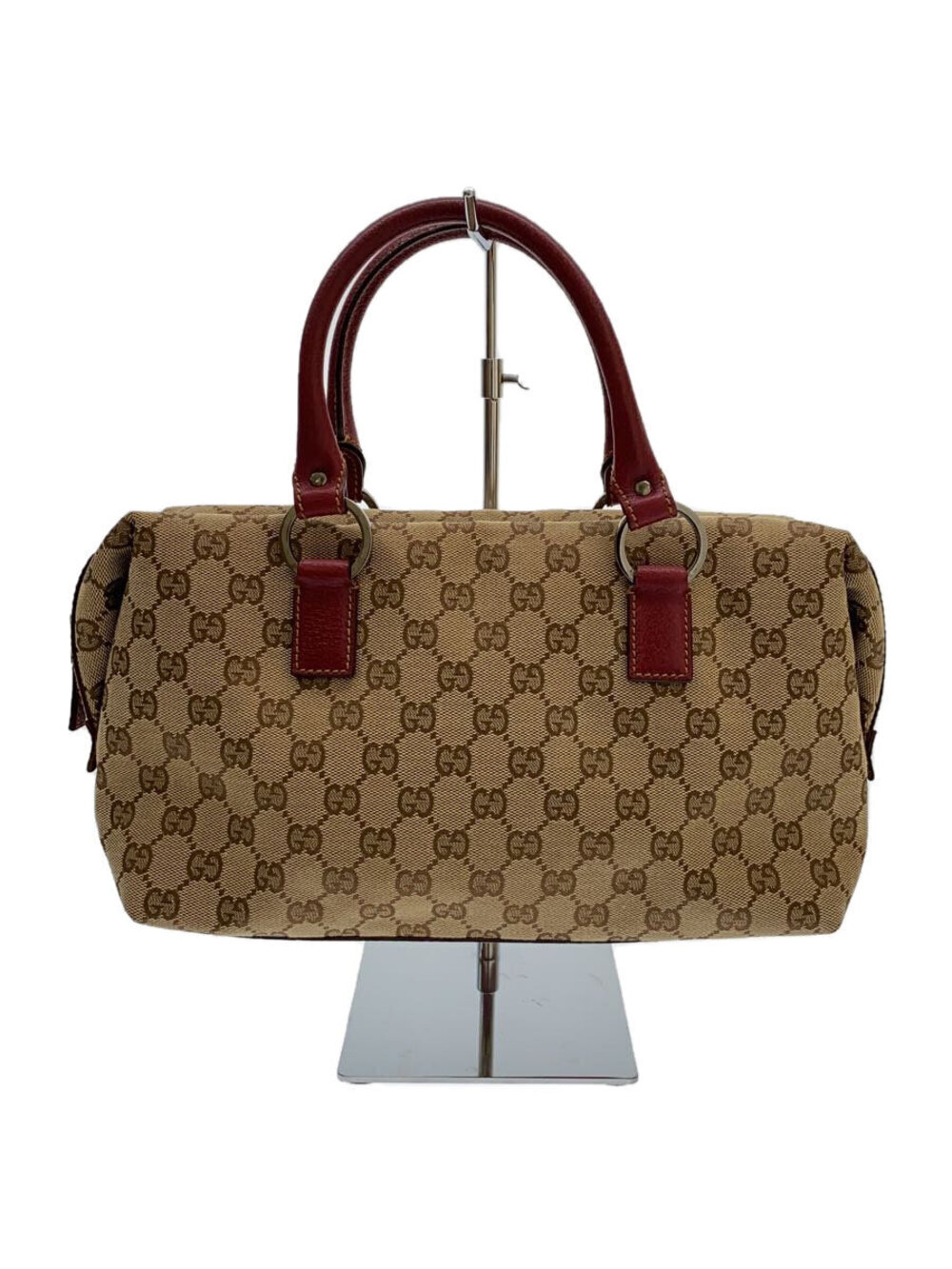 Gucci Boston Bag GG Canvas Beige Tan
